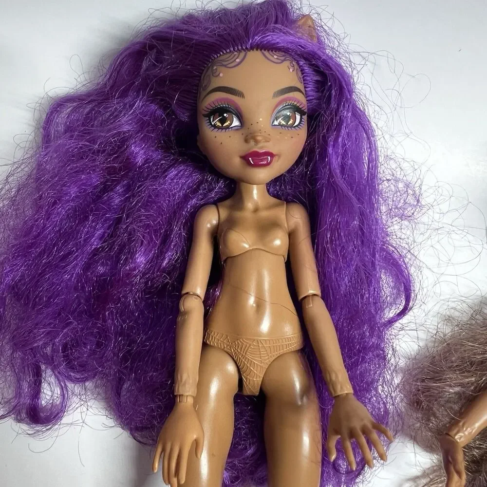 Monster High Clawdeen Wolf Doll Lot 3 G3 G1 TLC Parts OOAK
